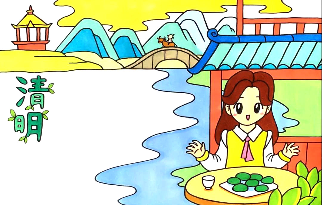 和“吃”有关的清明手抄报