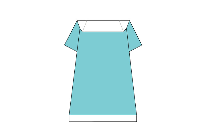 怎么用纸折连衣裙