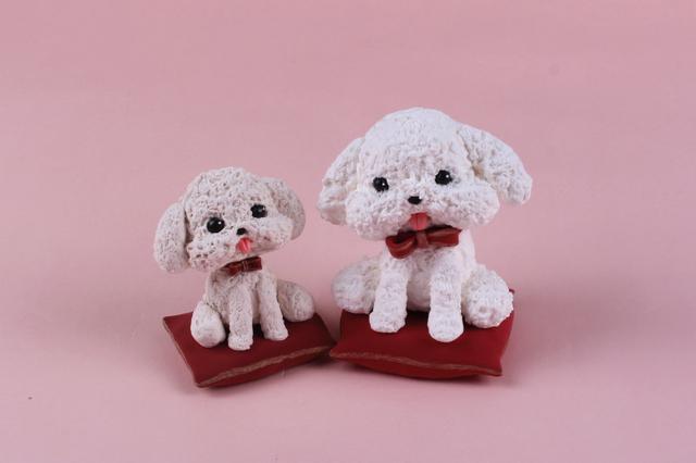 可爱泰迪粘土手工教程