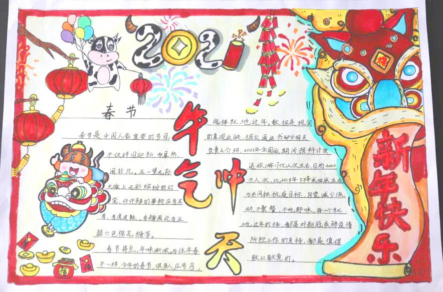 2021春节小报-图1