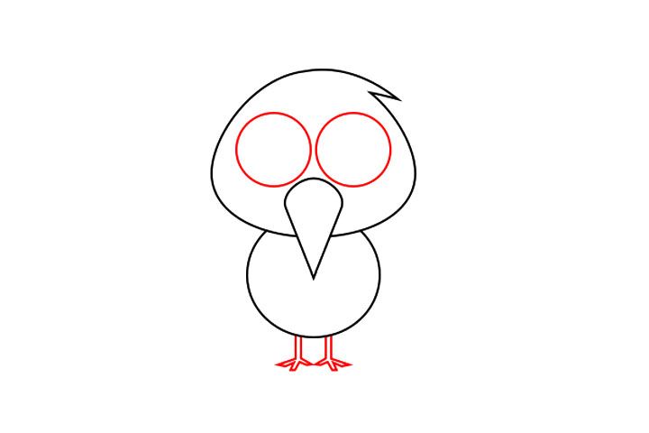 如何画鹦鹉-图3