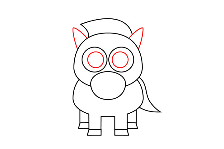 如何画粉色小马-图4