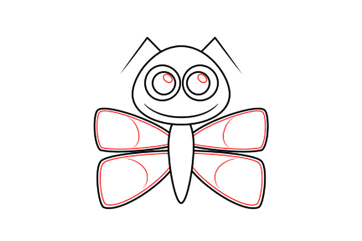 如何画蝴蝶-图5