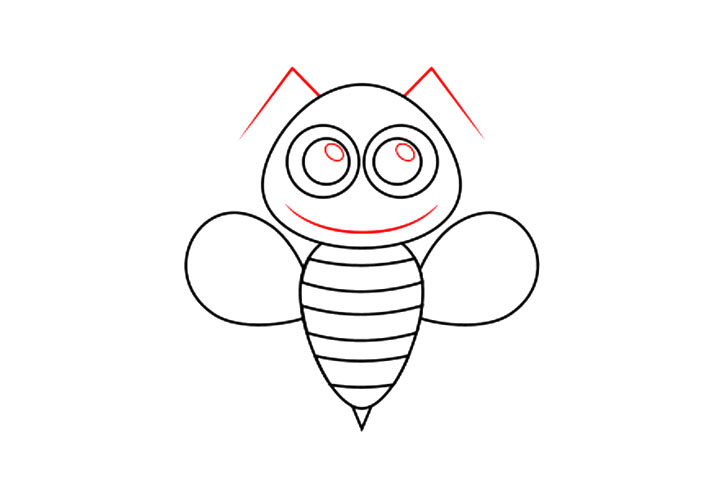 如何画蜜蜂-图5