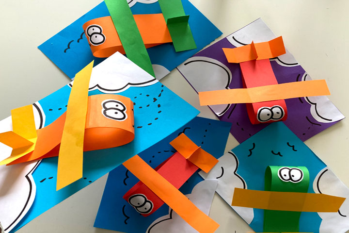 儿童创意手工教程 纸飞机