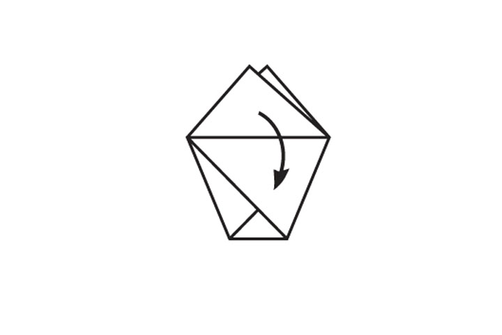 用纸折纸杯的方法-图5