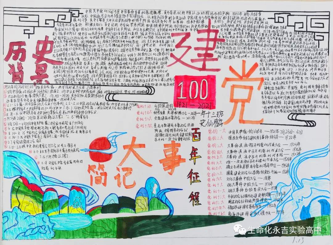 建党100周年手抄报高中-图5