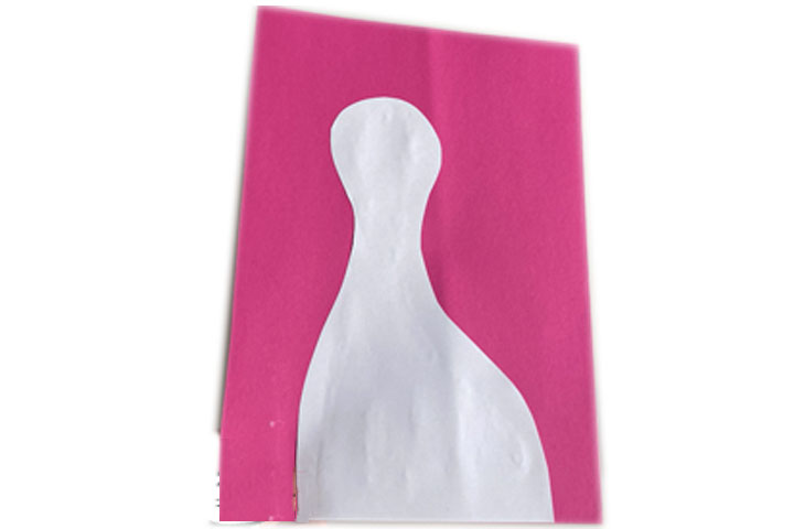 快乐的白母鸡剪贴画指导步骤-图4