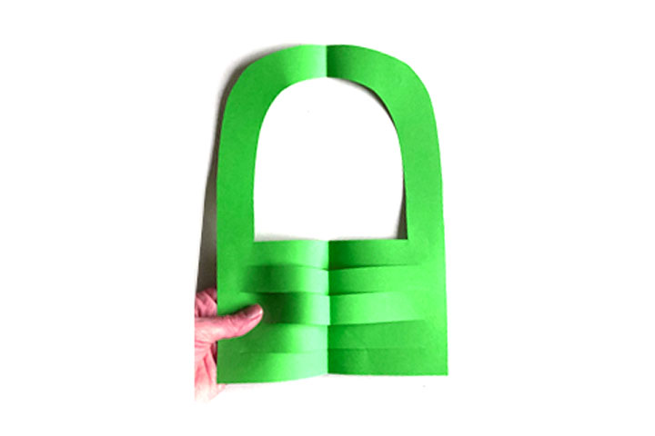 编织风格手提篮纸艺手工-图5