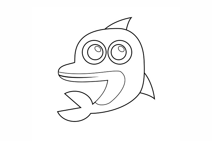 步骤6：线稿完成。