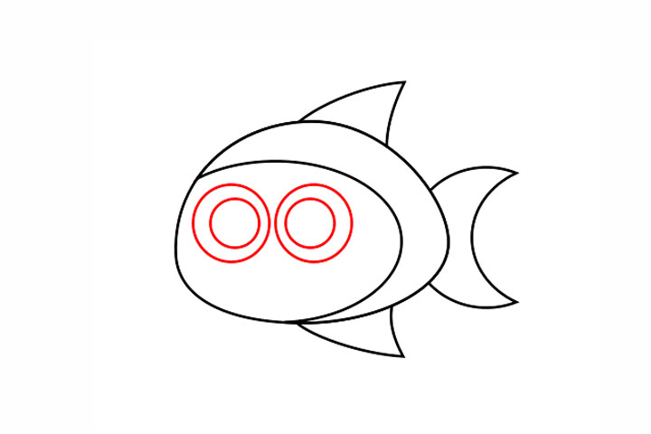 简单的鱼简笔画画法-图4
