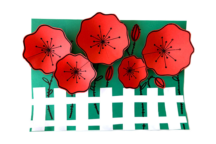 花朵贺卡做法教程