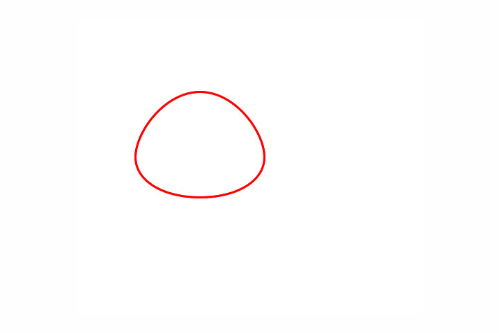 简单的蜗牛简笔画画法-图1