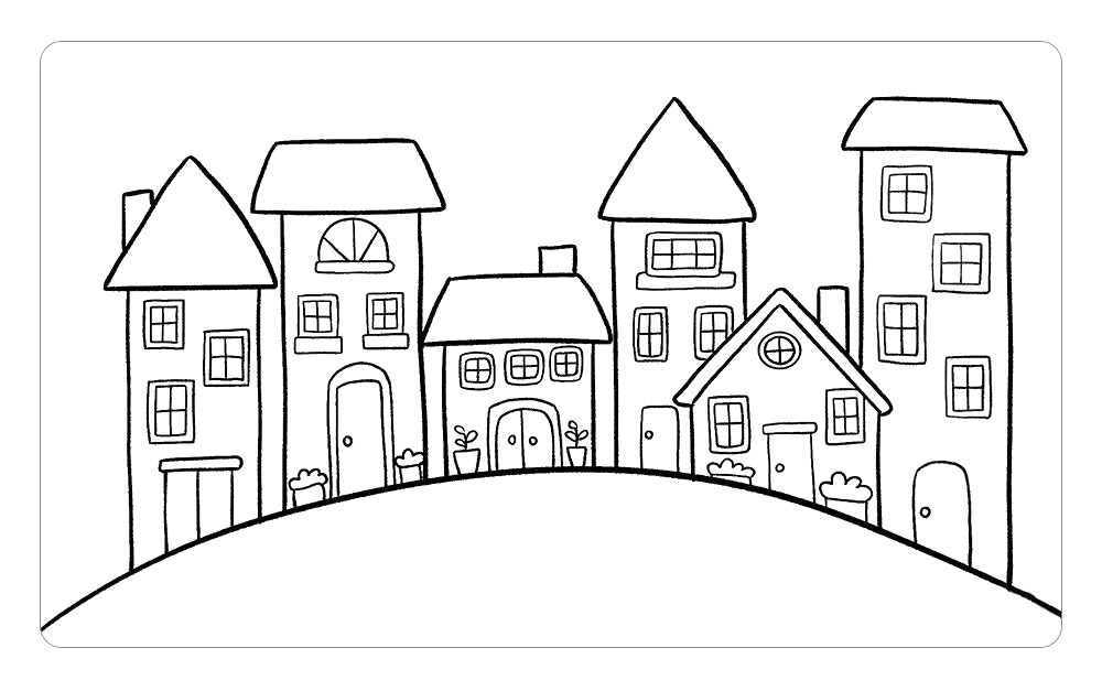 步骤8：加上门窗和绿植的小房子是不是一下子活了起来。