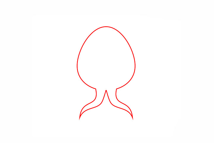 简单章鱼简笔画画法-图1