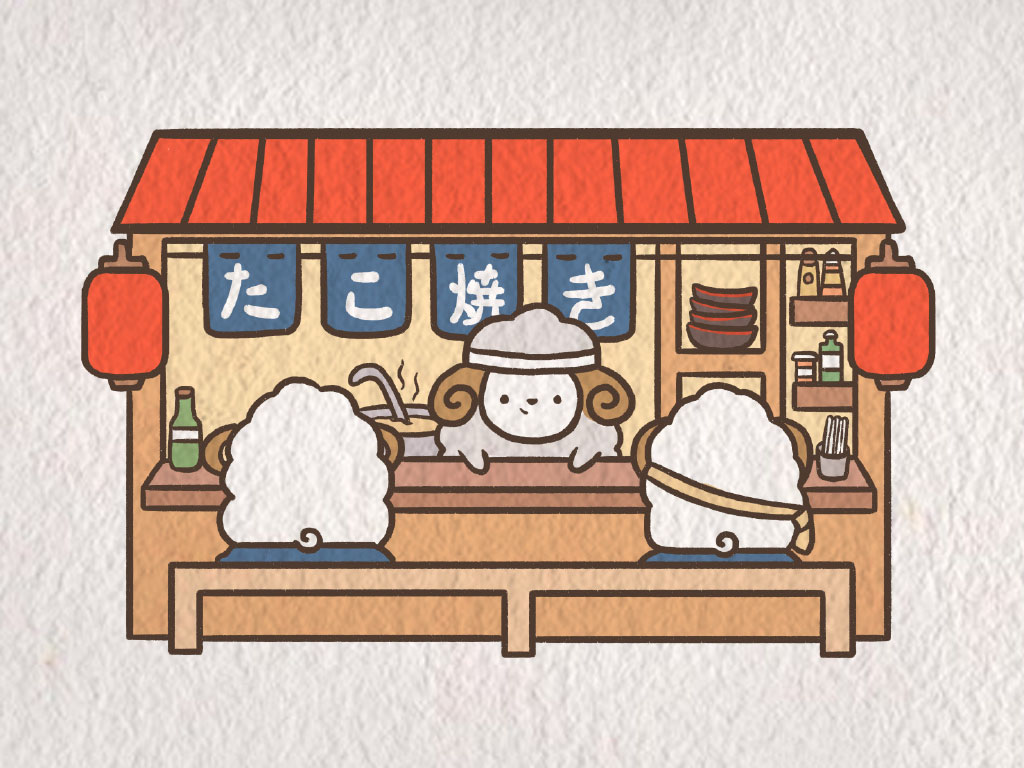 深夜食堂简笔画画法