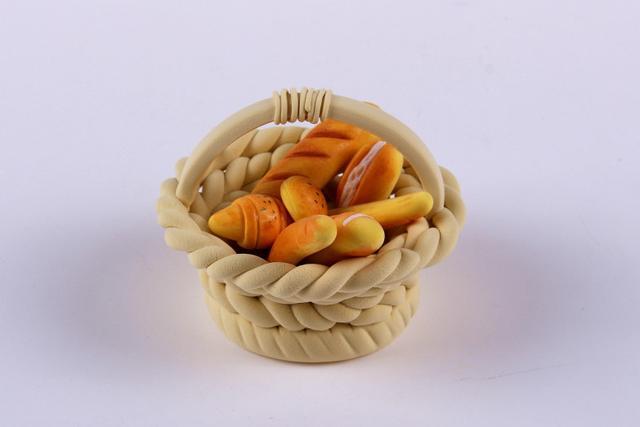 步骤7：放上面包就是面包篮。