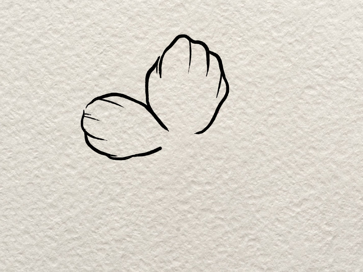 一朵小花花简笔画画法-图2