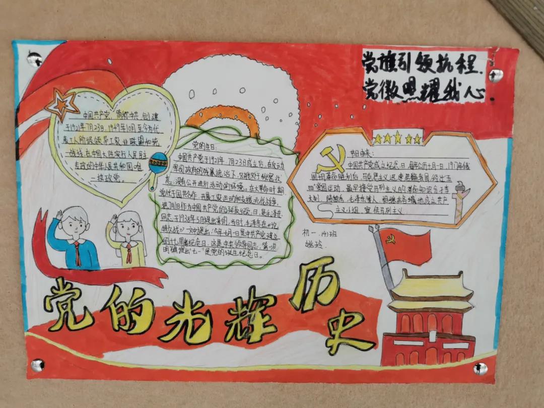 庆祝中国共产党成立100周年手抄报-图2