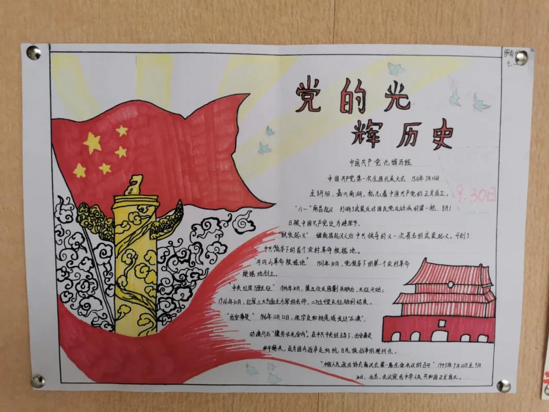 庆祝中国共产党成立100周年手抄报-图8