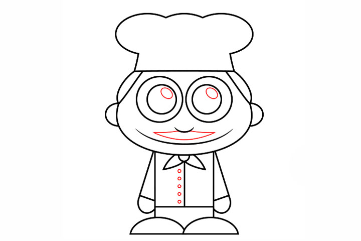 如何画厨师-图5