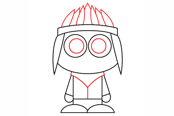 如何画印第安酋长-图4