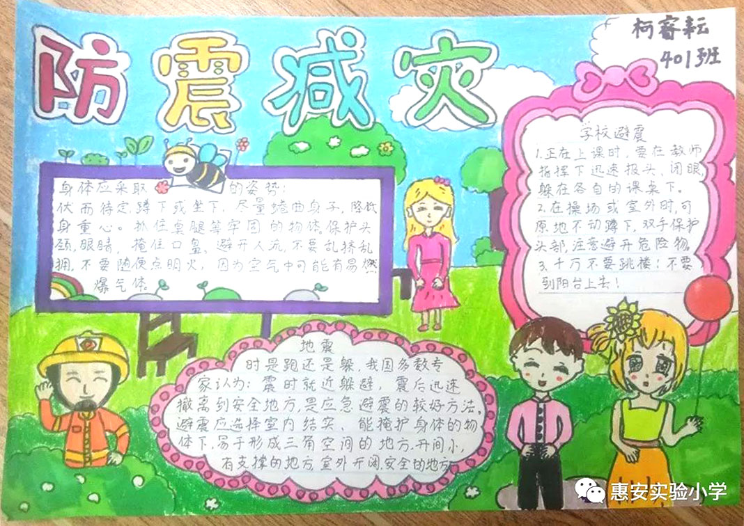 关于防震减灾的手抄报怎么画-图2