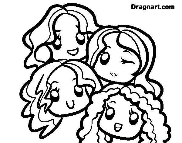 萌萌的小孩头像简笔画图片-图2