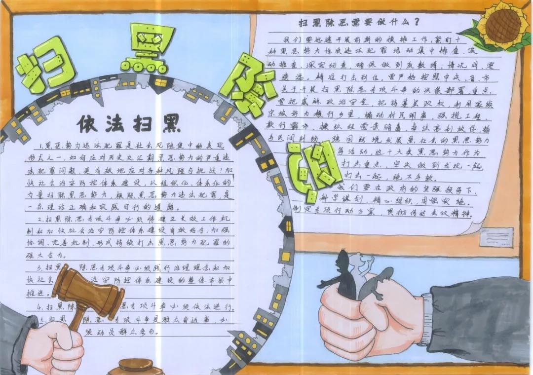 扫黑除恶手抄报内容-中国历次打黑风暴-图3