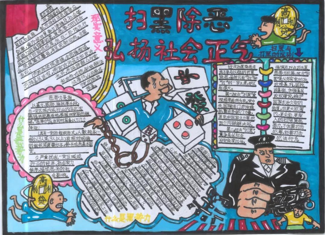扫黑除恶手抄报内容-中国历次打黑风暴-图4