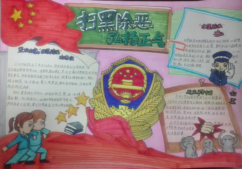 扫黑除恶手抄报内容-中国历次打黑风暴-图5