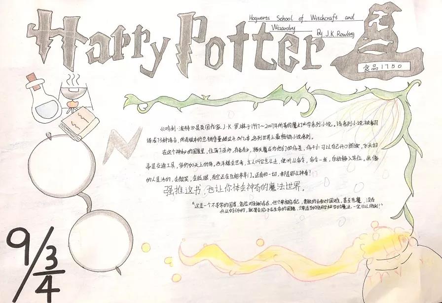 一组漂亮的读书日阅读手抄报-图10