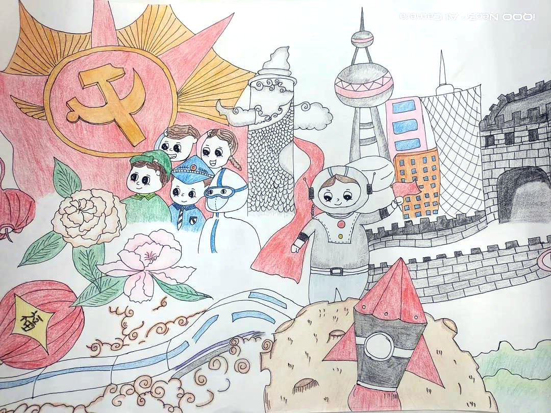 关于建党一百周年的手抄报-图9