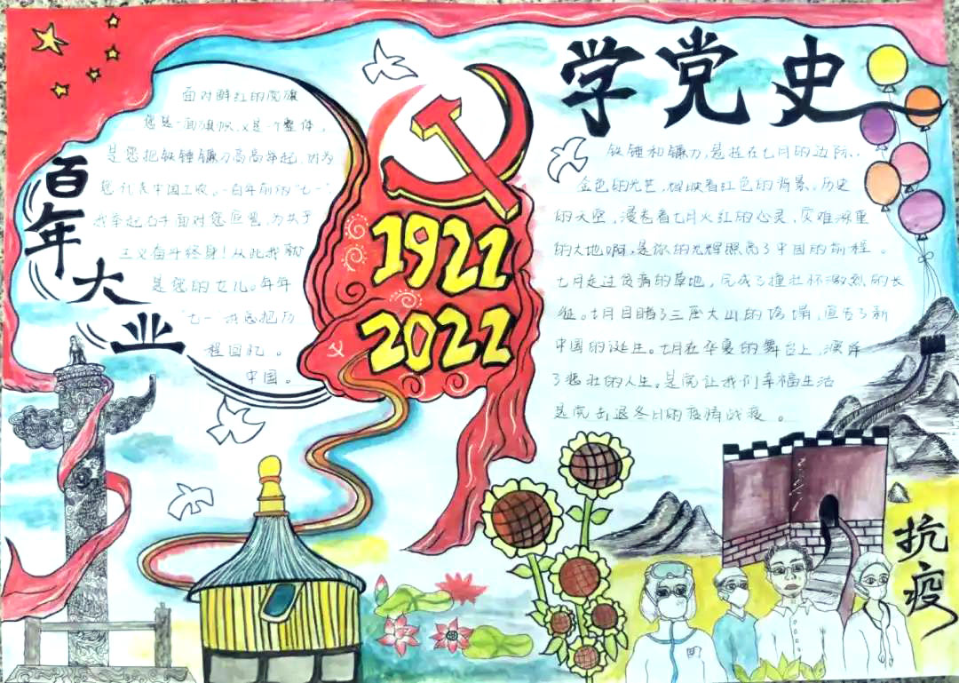 党史学习教育手抄报图片-图3