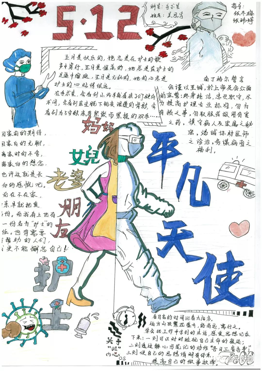 第110个国际护士节手抄报图片-图4