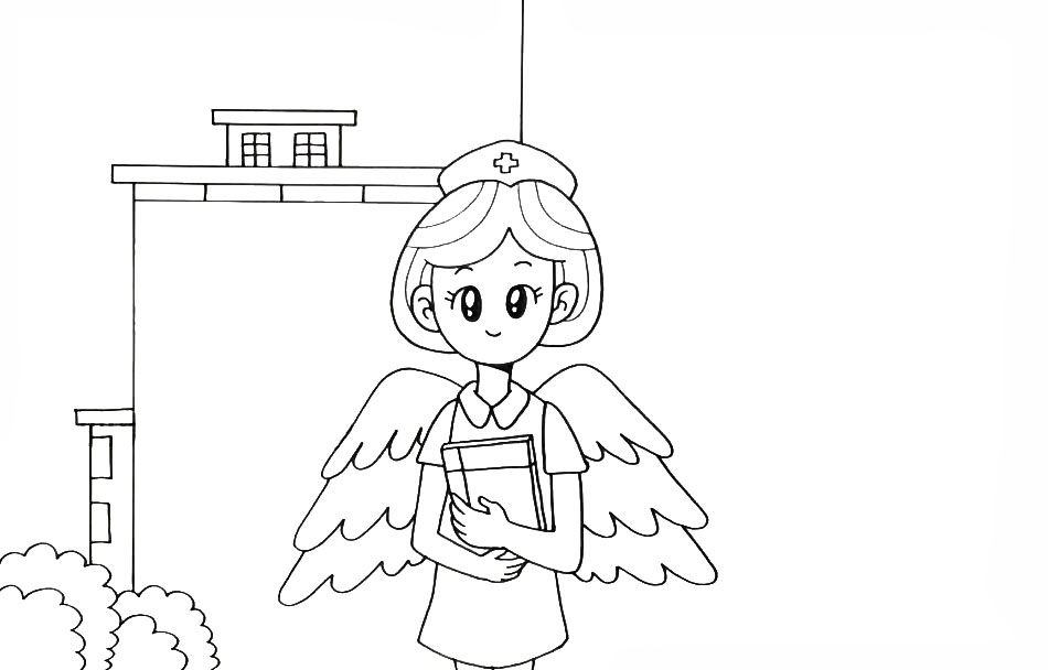 护士节手抄报 致敬可爱的医护工作者们-图3