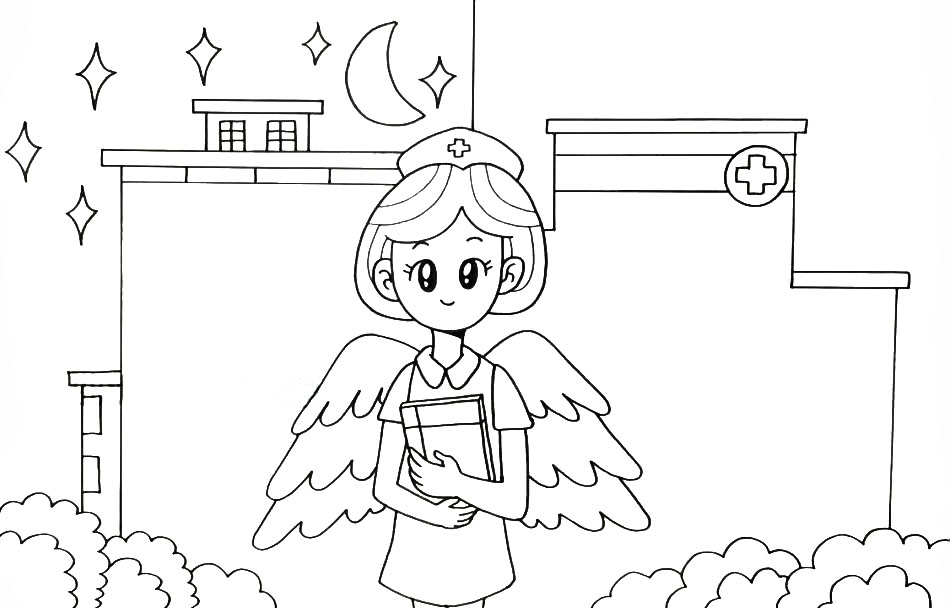 护士节手抄报 致敬可爱的医护工作者们-图4