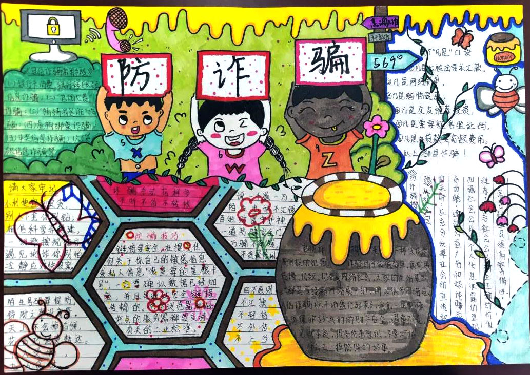 防双卡诈骗手抄报-图3