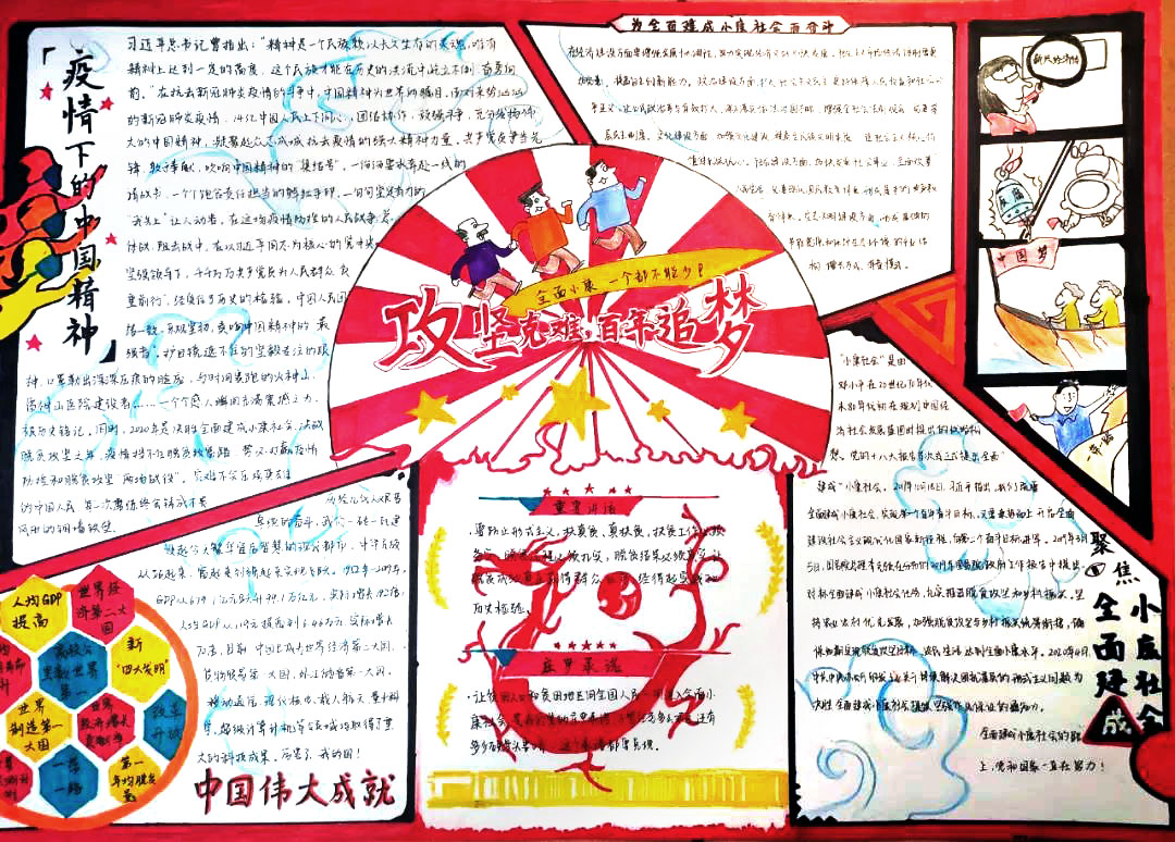 强国之路手抄报绘画欣赏-图1