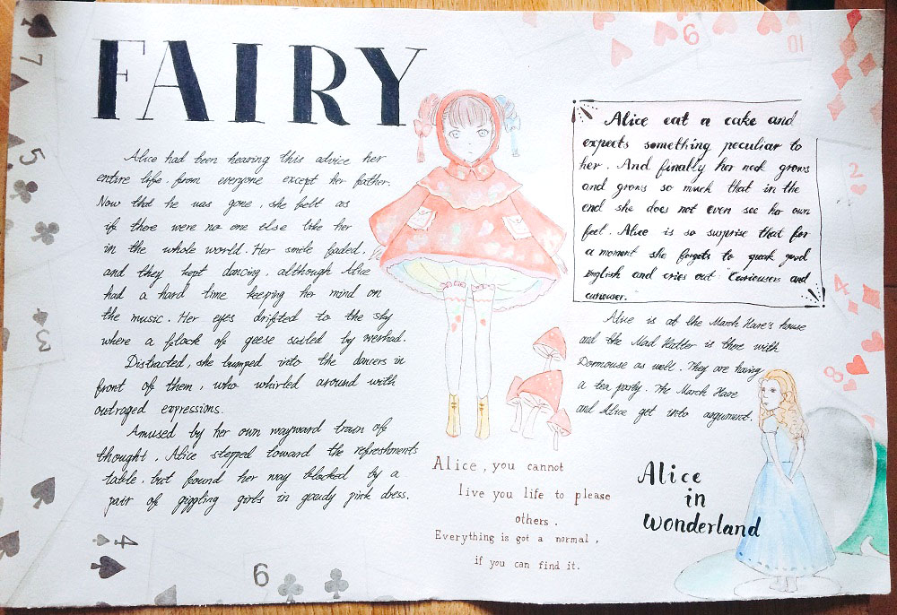 简单漂亮的童话故事英语手抄报-图17