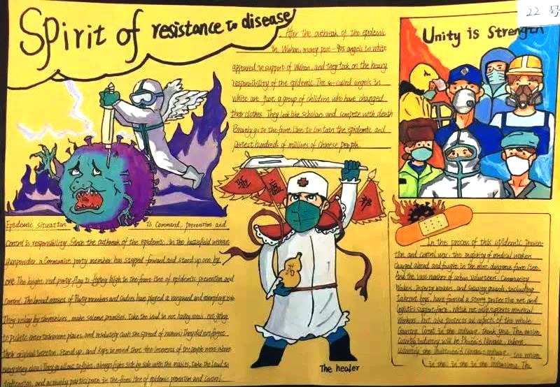 献礼建党百年英语手抄报图片-图9