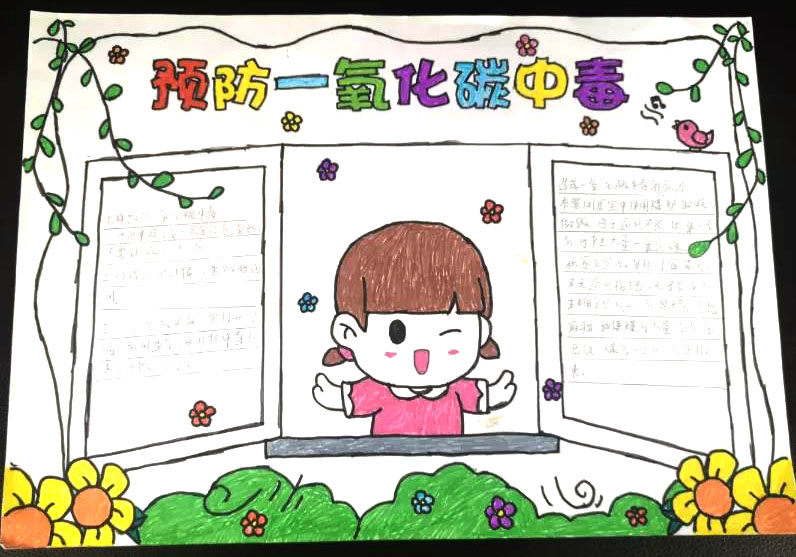预防一氧化碳中毒的手抄报（9张）-图4