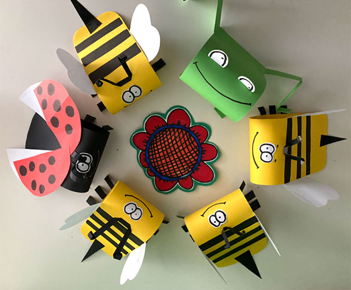 春天的小昆虫们创意手工