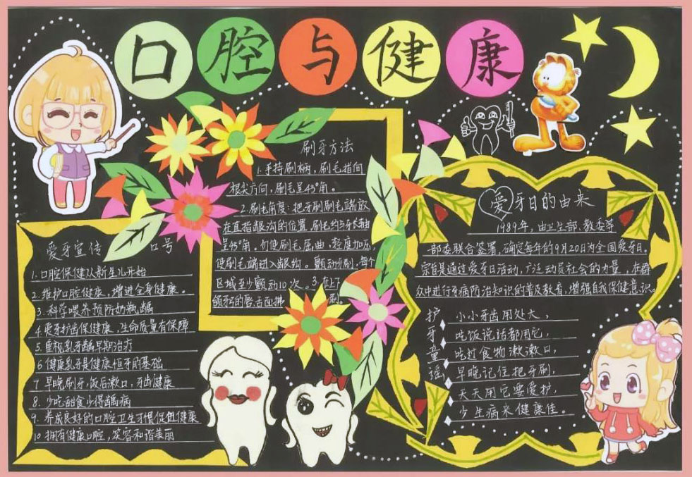 9张关于爱护牙齿的手抄报-图10