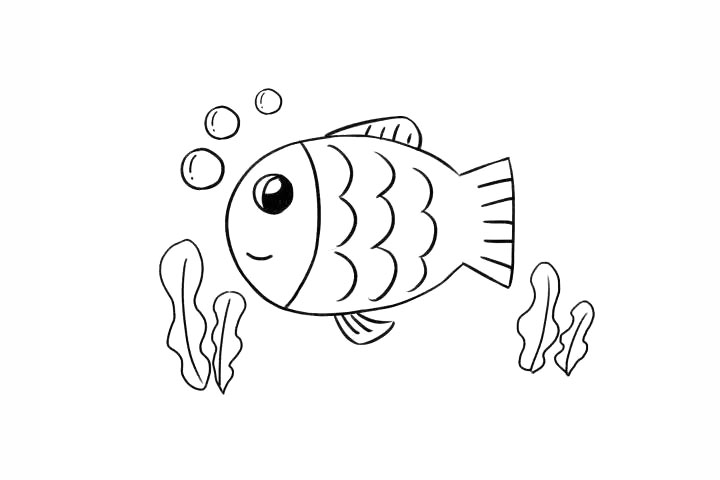 一步步画出可爱的小鱼儿-图7