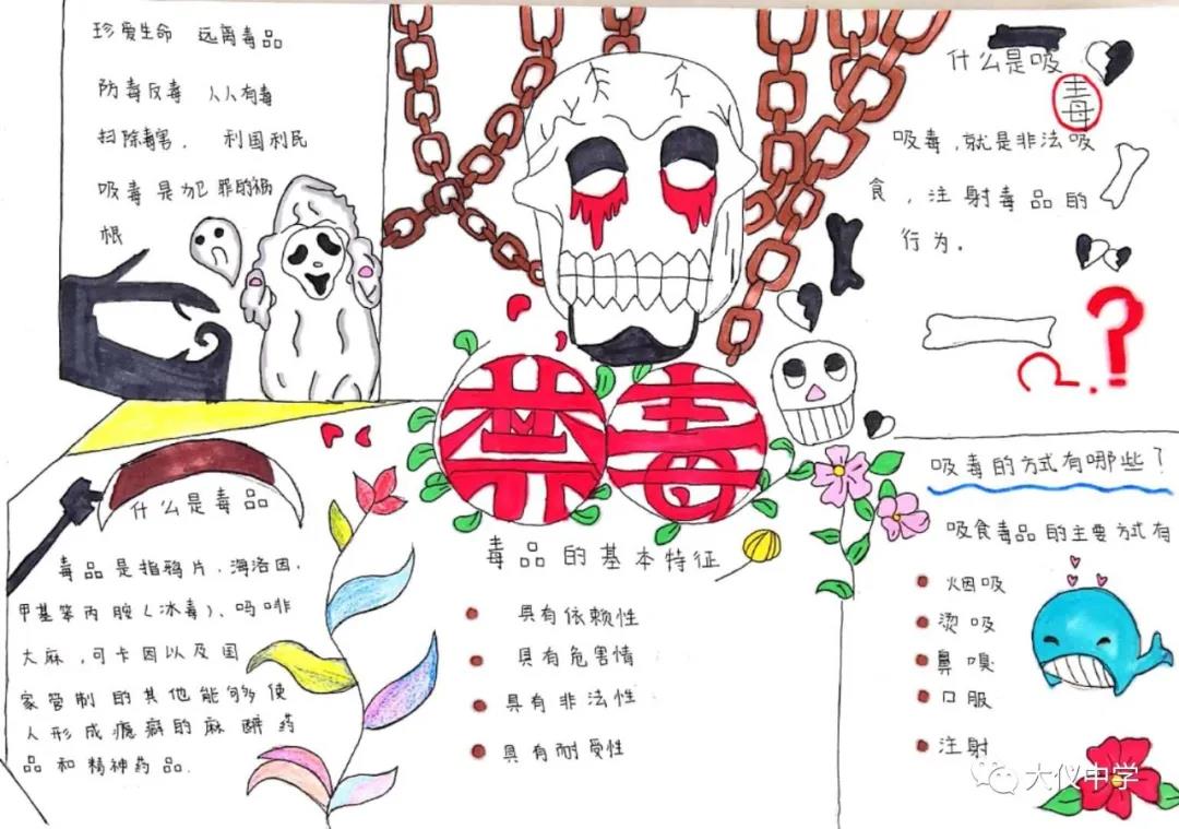 简单好画的七五普法手抄报-图16