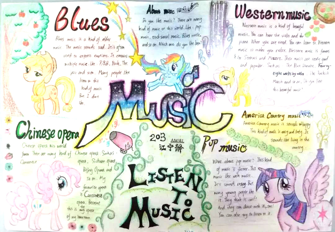 有关音乐的英语手抄报-图6