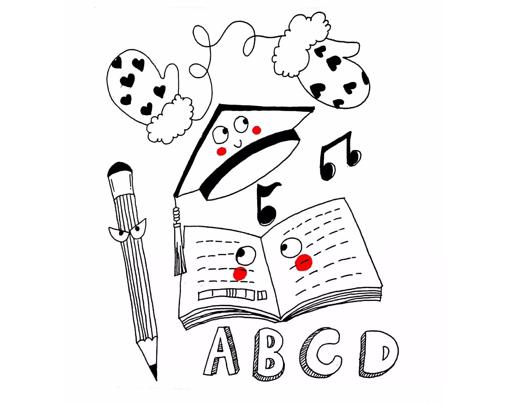 各种文具简笔画的画法-图3