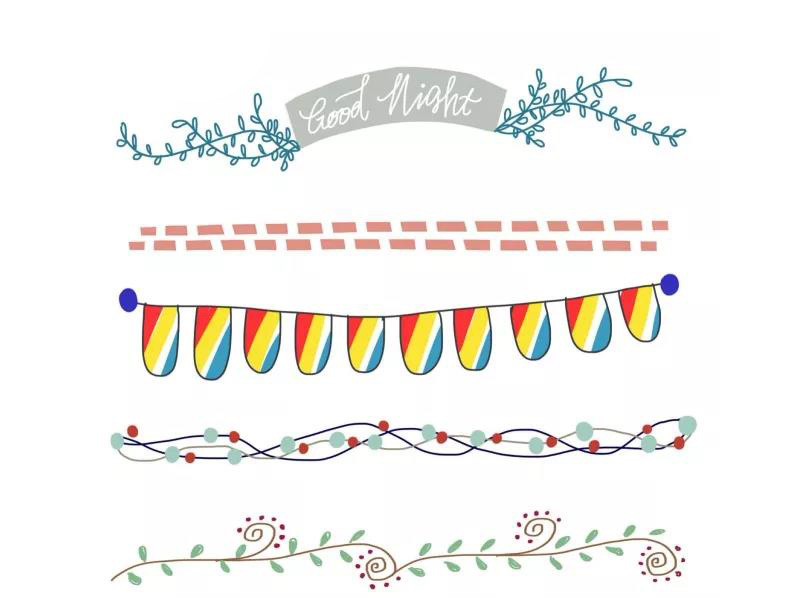 30款漂亮的手抄报边框素材-图6