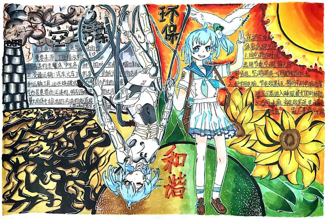 我的绿色家园手抄报-图6